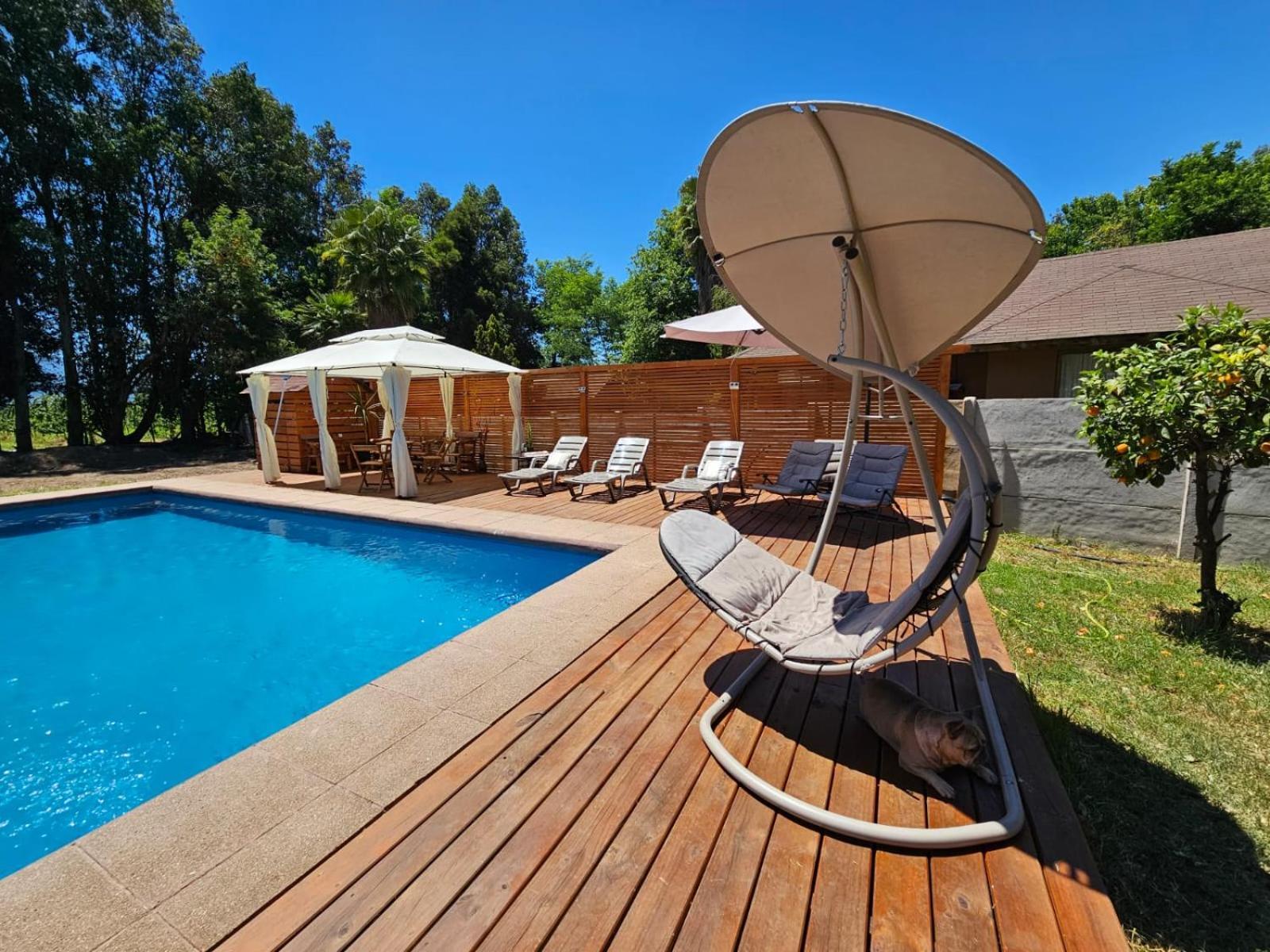 Habitaciones Con Piscina En Tinguiririca サンフェルナンド エクステリア 写真